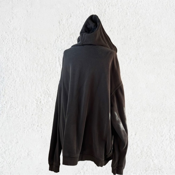 Coyote Ugly black zip front hoodie long sleeves extra large 100% cotton - Picture 2 of 9